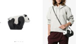 Panda Mini Leather Bag $1,750 28/3/18 @Farfetch
